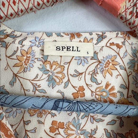 Spell sunshine bandit blouse in desert sage size small - Picture 5 of 8